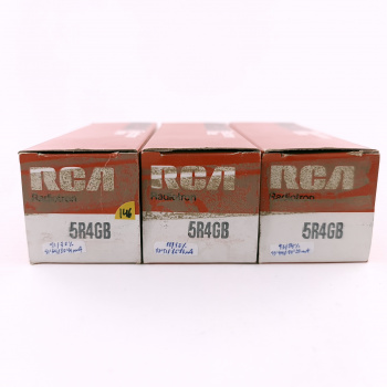 3 X 5R4GB RCA TUBE. 1980s...