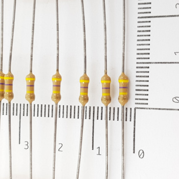 4 X RESISTOR. 1/4W 470K 5%...