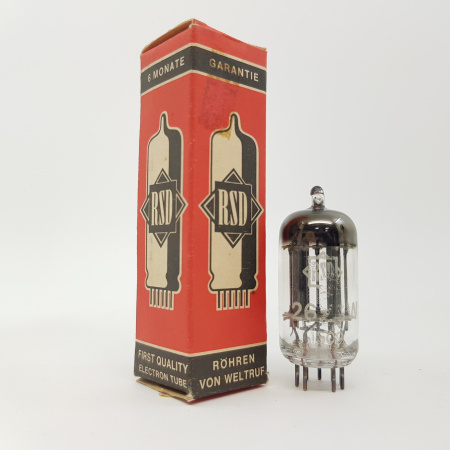 1 X 26Z5W RSD TUBE. 1960s PROD. BLACK PLATES. DUAL GETTER. 9. CB406