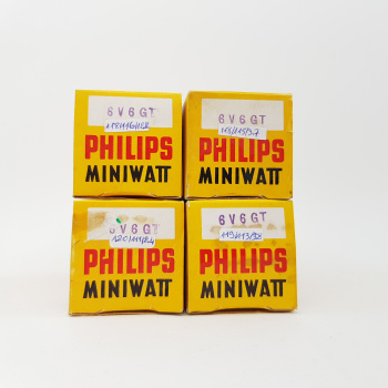 4 X 6V6GT TUBE. PHILIPS...