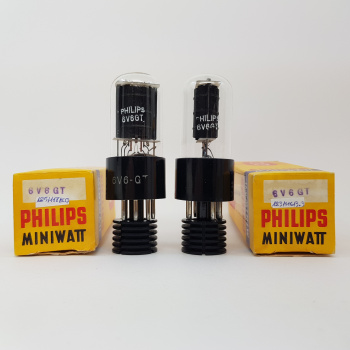2 X 6V6GT TUBE. PHILIPS...