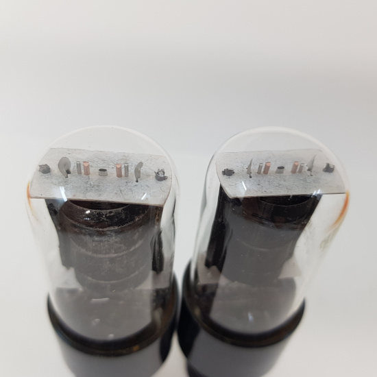 2 X 6V6GT TUBE. PHILIPS BRAND. ROUND...