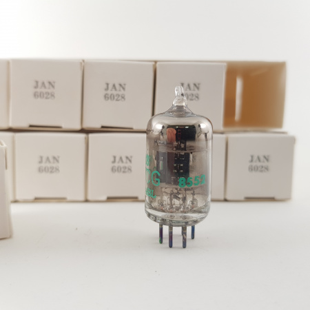 10 X  JAN 6028 PHILIPS ECG TUBE. SMOKED GLASS. BLACK PLATES. 1980s PROD. RC46