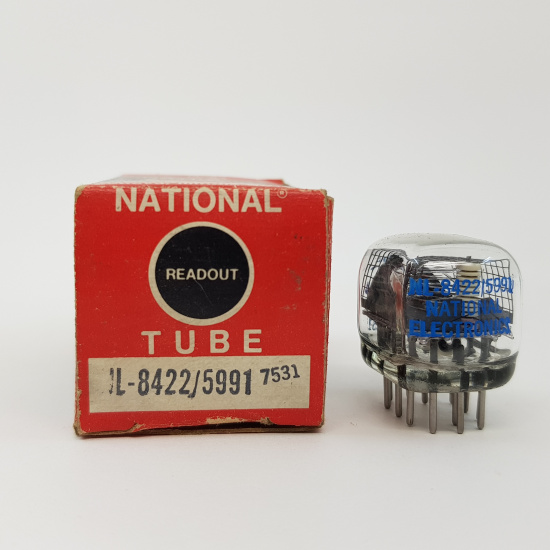 1 X NL 8422/5991 NATIONAL NIXIE TUBE. NOS/NIB. RC113