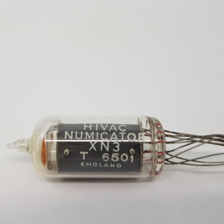 1 X XN3 HIVAC NIXIE TUBE. NOS. RC159
