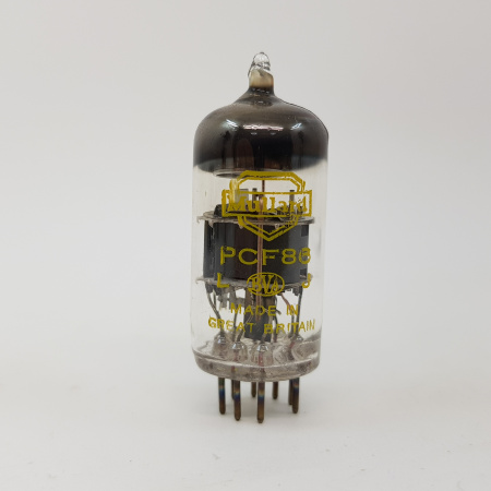 LOT 100 X PCF86 MULLARD TUBE. YELLOW PRINT. NOS. RC180