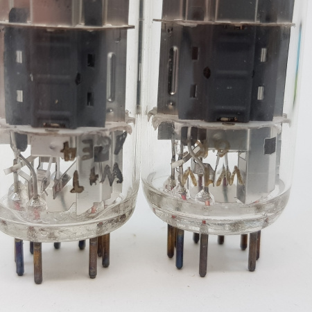 2 X PCL86 MAZDA TUBE. PHILIPS PRODUCTION 1964s. MATCHED PAIR. NOS/NIB. RC165