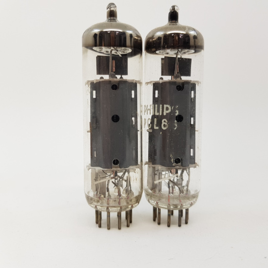 2 X PCL86 PHILIPS TUBE. PAIR TUBE....