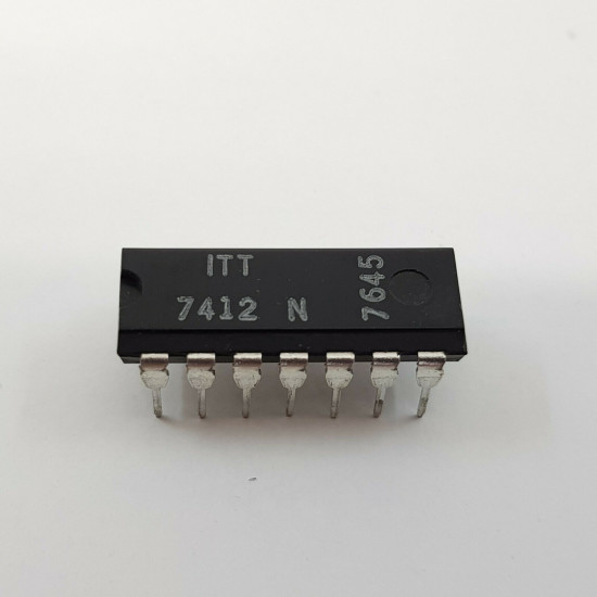 7412 ITT INTEGRATED CIRCUIT NOS ( New Old Stock ) 1PC. C562B2U1F211021