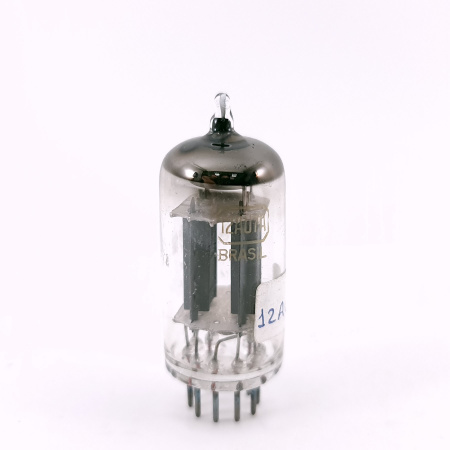 1 X 12AU7A RCA TUBE. 1970s BRASIL PROD. 17MM PLATES. USED. 3. CH168