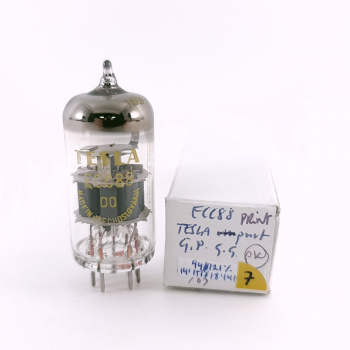 1 X ECC88 TESLA TUBE. 1960s...