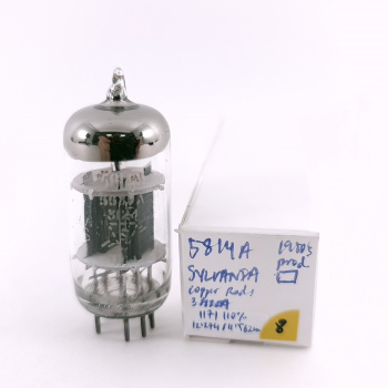 1 X 5814A SYLVANIA TUBE....