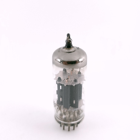 1 X 12BH7A RSD TUBE. 1960s JAPAN PROD. COPPER RODS. USED. 11. CH168