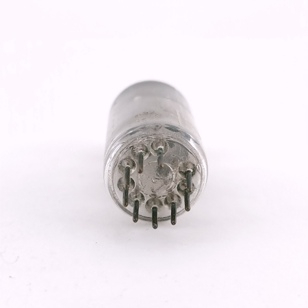 1 X ECC81 MULLARD TUBE. 1960s WHYTELEAFE PROD. SMOOTH PLATES. USED. 18. CH168