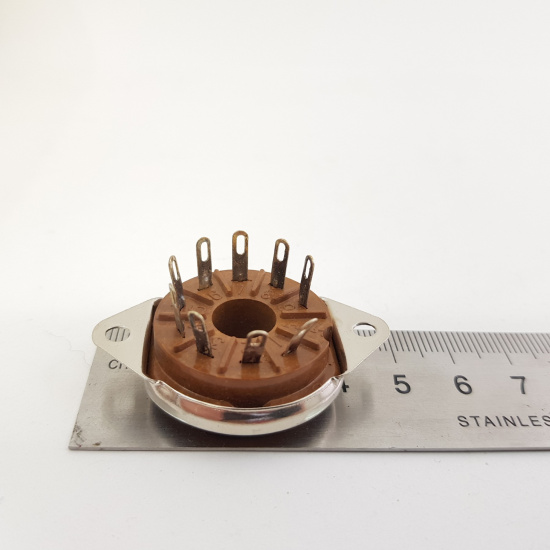 1 X ZOCALO 9 PINS MAGNOVAL BAQUELITA....