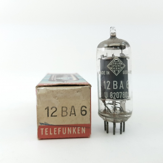 1 X 12BA6 TELEFUNKEN TUBE. NOS/NIB. RCB43u