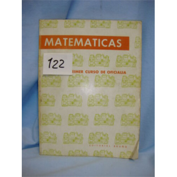 LIBRO - BOOK. MATEMATICAS....