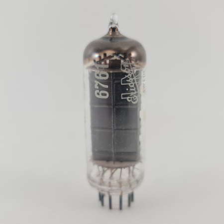 1 X 6761 ERCSSON TUBE. 1950s PROD. BLACK PLATES. DUAL GETTER. 29. CH168