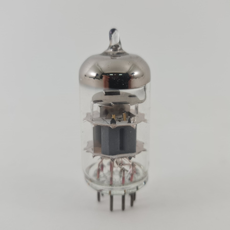 1 X ECC88 TESLA TUBE. 1960s PROD. GOLD PIN. GOLD GRID. 35. CH168