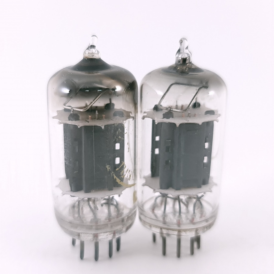 2 X 12AU7 TUNGSRAM TUBE. 1950s FRENCH...