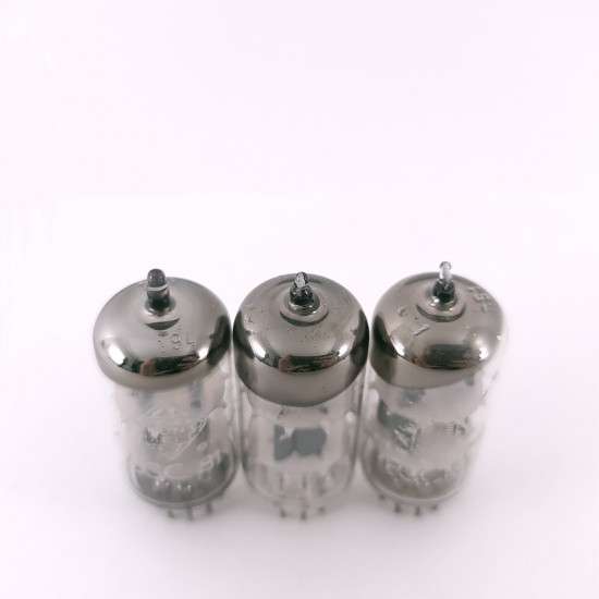 3 X ECC81 TELEFUNKEN TUBE. 1950s...