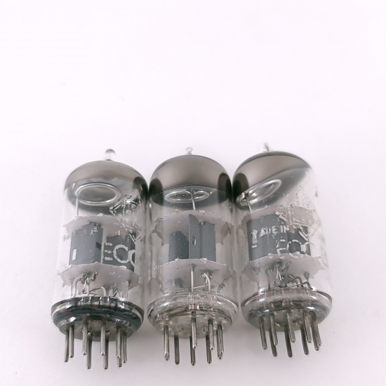 3 X ECC81 TELEFUNKEN TUBE. 1950s...
