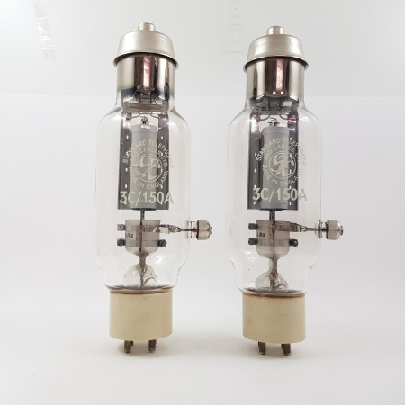 2 X 3C/150A STC TUBE. CERAMIC BASE. NOS. RC82