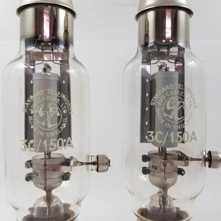 2 X 3C/150A STC TUBE. CERAMIC BASE. NOS. RC82