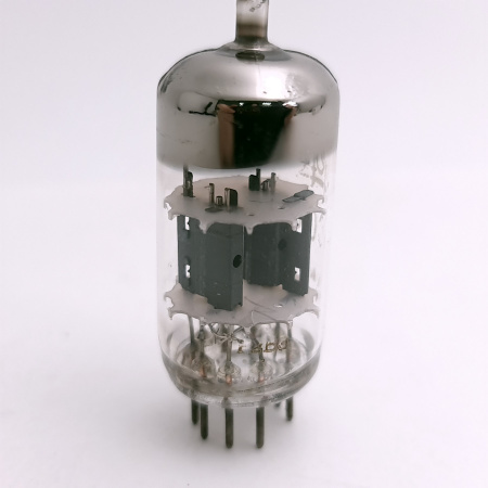 1 X ECC81 POPE TUBE. 1960s LA RADIOTECHNIQUE PROD. USED. 42. CH168