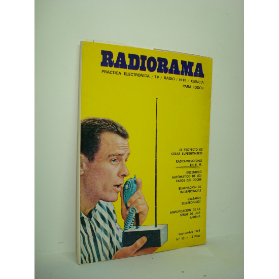 LIBRO - BOOK. RADIORAMA. PRACTICA ELECTRON/TV/RADIO Nº 10 SEP 1968.  COD$*51