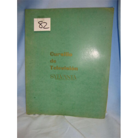 LIBRO - BOOK. CURSILLO DE TELEVISION SYLVANIA INTERNACIONAL.  COD$*82