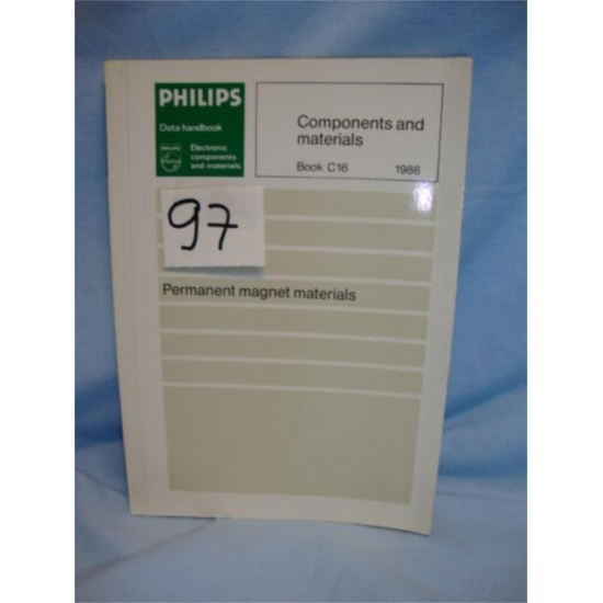 LIBRO - BOOK. COMPONENTS AND MATERIALS. MATERIAL BOOK C16 1986.  COD$*97
