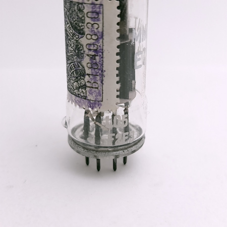 1 X ECC40 MINIWATT TUBE. 1960s LA RADIOTECHNIQUE PROD. COPPER RODS. 45. CH168