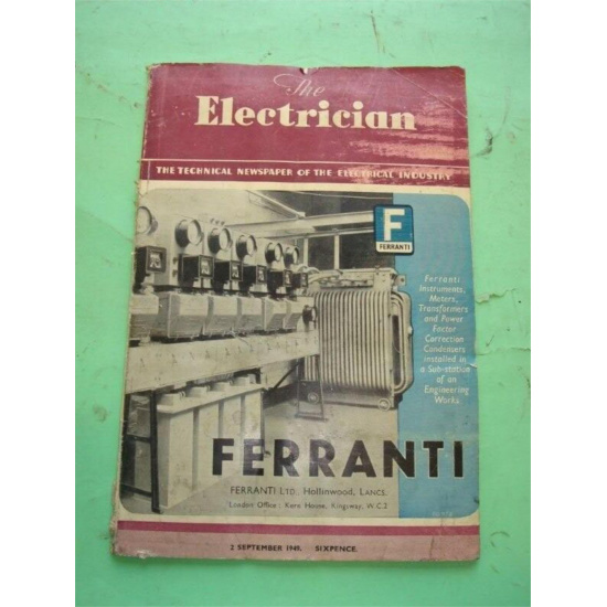 REVISTA - MAGAZINE THE ELECTRICIAN. 2 SEPTIEMBRE 1949