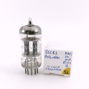 1 X ECC83 PHILIPS-MINIWATT...