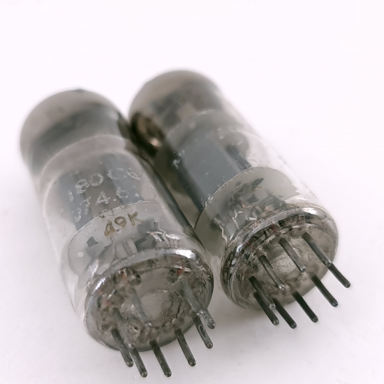 2 X E180CC PHI-MIN. TUBE. 1950s PROD....