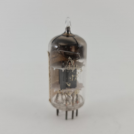 1 X ECC81 TELEFUNKEN TUBE. 1950s PHILIPS HEERLEN PROD. D-G. USED. 62. CH168