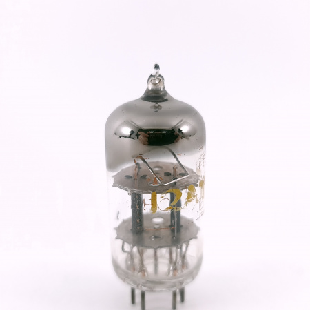 1 X CV455 / E81CC TUBE. 1950s BRITISH PROD. BLACK PLATES. USED. 63. CH168