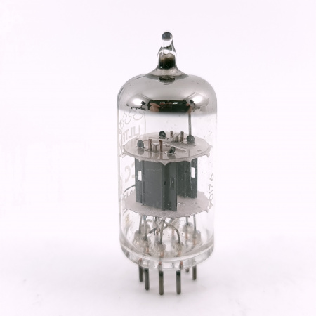 1 X ECC81 / 12AT7 ULTRON TUBE. 1960s JAPAN PROD. COPPER RODS. 64. CH168