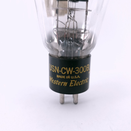 1 X USN-CW-300B WESTERN ELECTRIC TUBE. 1950s PROD. BLACK PLATES. CH77
