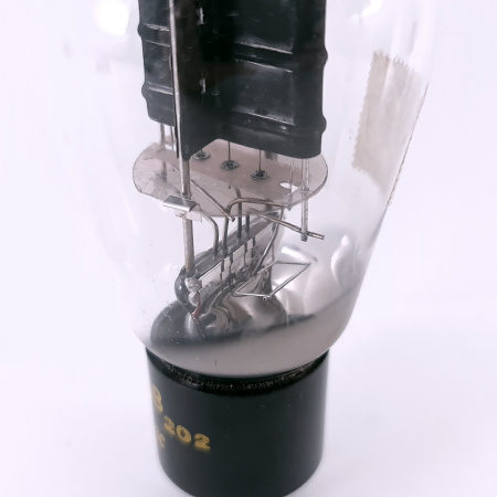 1 X USN-CW-300B WESTERN ELECTRIC TUBE. 1950s PROD. BLACK PLATES. CH77