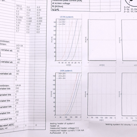 1 X USN-CW-300B WESTERN ELECTRIC TUBE. 1950s PROD. BLACK PLATES. CH77