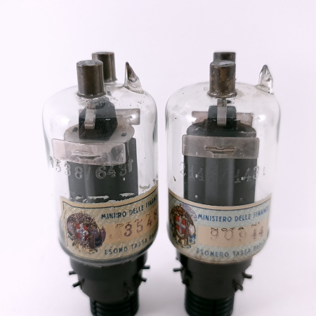 2 X RL12P50 TELEFUNKEN TUBE. 1940s MILANO PROD. CH77