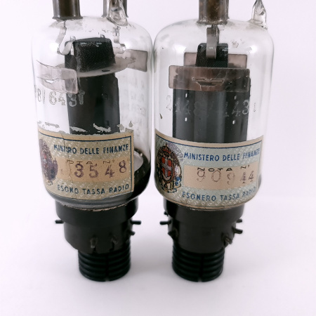 2 X RL12P50 TELEFUNKEN TUBE. 1940s MILANO PROD. CH77