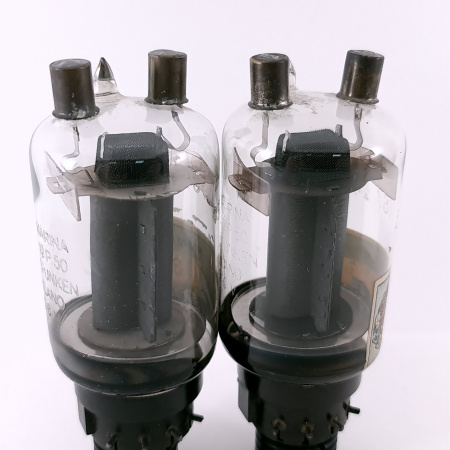 2 X RL12P50 TELEFUNKEN TUBE. 1940s MILANO PROD. CH77