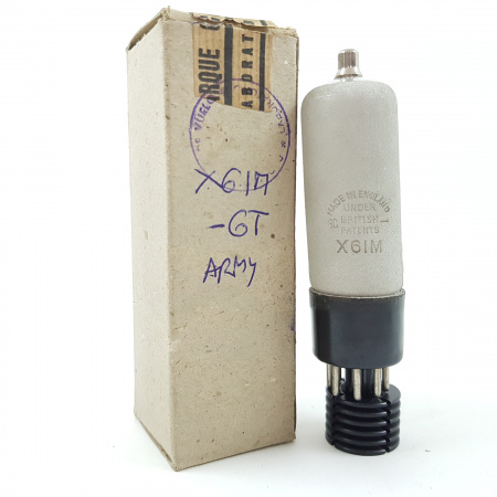 1 X X61M / CV281 MARCONI TUBE. GT VERSION. NOS/NIB. C18/CE460