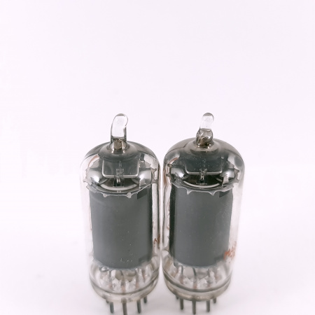 2 X 6AU6 / EF94 TEN TUBE. 1950s PROD. MATCHED PAIR. 72. CH168