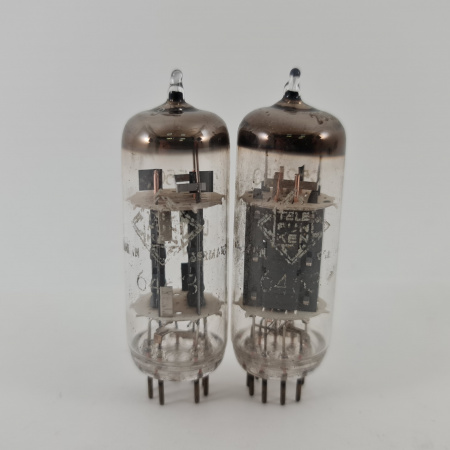 2 X 6463 TELEFUNKEN TUBE. 1960s PROD. COPPER RODS. 73. CH168U1