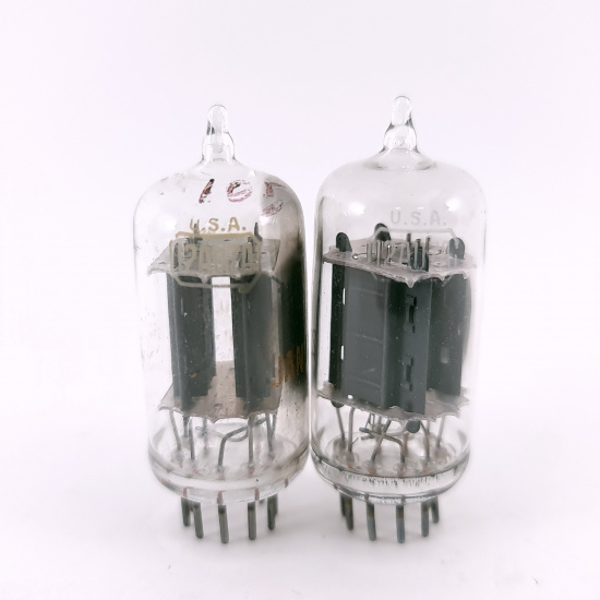 2 X 12AU7A / ECC82 RCA TUBE. 1950s...