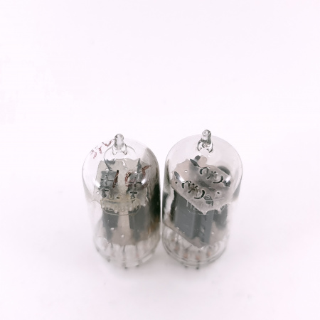 2 X 12AU7A / ECC82 RCA TUBE. 1950s PROD. D-GETTER. CLEAR TOP. USED. 76. CH168